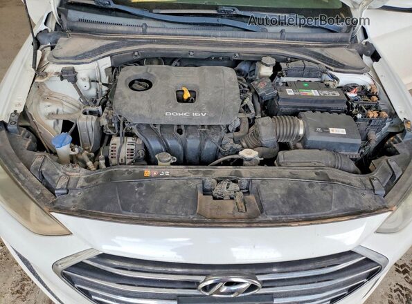 5NPD74LF3HH078307 2017 HYUNDAI ELANTRA White Շարժիչի բաժամունքի տեսք