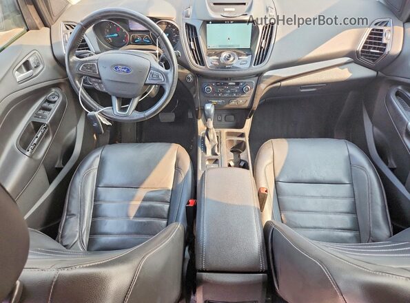 1FMCU9J99HUA02123 2017 FORD ESCAPE Gray Vista del cuadro de instrumentos