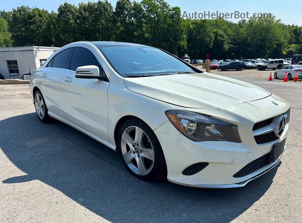WDDSJ4GB6JN561771 2018 MERCEDES-BENZ CLA-CLASS White წინა ხედი