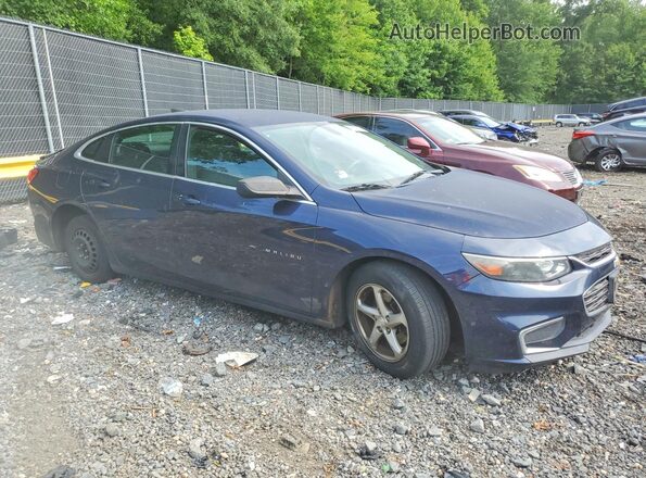 1G1ZB5ST0GF226156 2016 CHEVROLET MALIBU Blue Front view