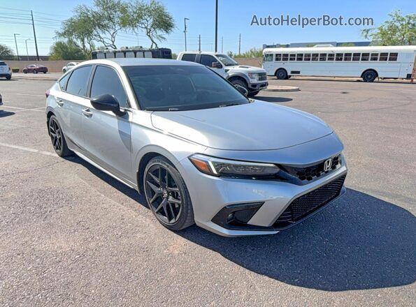 19XFL2H80PE006034 2023 HONDA CIVIC Silver Rear left