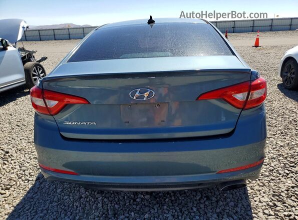5NPE24AF4HH444796 2017 HYUNDAI SONATA Blue Widok wnętrza z przodu