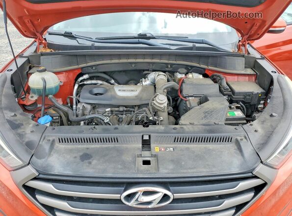 KM8J3CA21GU077326 2016 HYUNDAI TUCSON Оранжевый Вид наклейки с VIN-кодом
