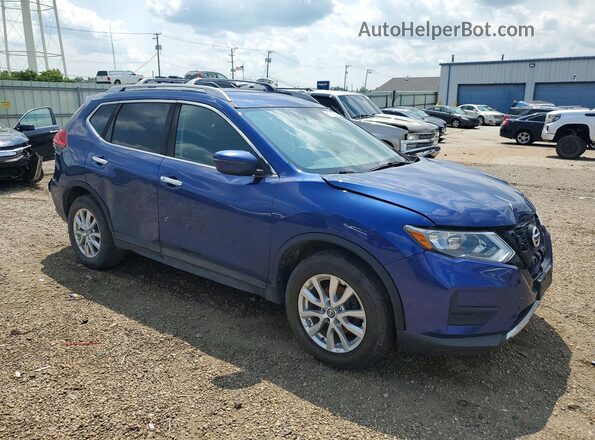 5N1AT2MV6HC810400 2017 NISSAN ROGUE Blue Front view