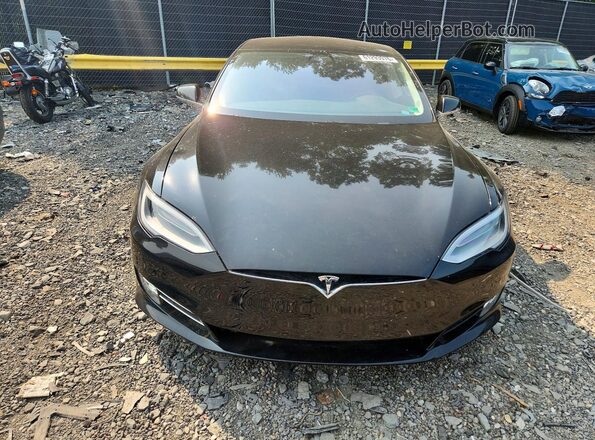 5YJSA1E11HF190594 2017 TESLA MODEL Black Vista trasera