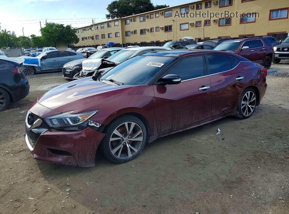 1N4AA6AP1HC369398 2017 NISSAN MAXIMA Red უკანა მარცხენა