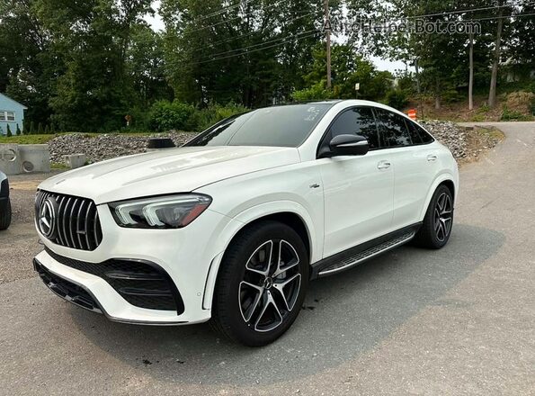 4JGFD6BB0MA387581 2021 MERCEDES-BENZ GLE White Trasero izquierdo