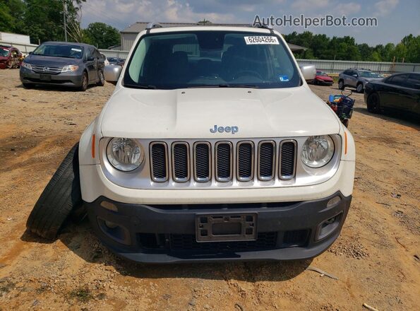 ZACCJBDT6GPC58408 2016 JEEP RENEGADE White უკანა ხედი
