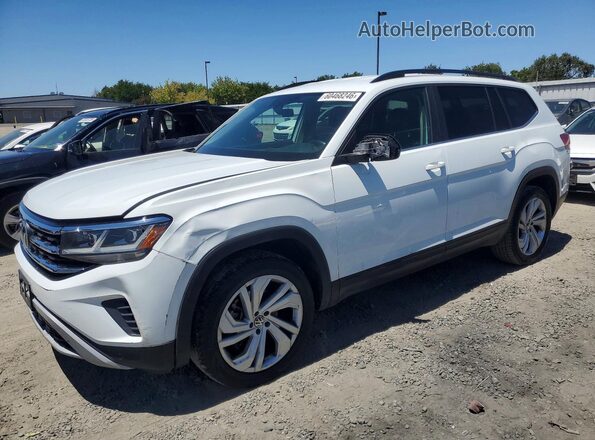 1V2WR2CA1MC568776 2021 VOLKSWAGEN ATLAS Белый Задняя левая четверть