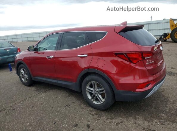 5XYZTDLB8HG394954 2017 HYUNDAI SANTA Red უკანა მარჯვენა