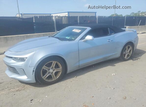 1G1FB3DX1J0129422 2018 CHEVROLET CAMARO Blue Trasero izquierdo
