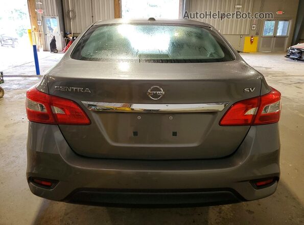 3N1AB7AP1KY239619 2019 NISSAN SENTRA Gray წინა სალონის ხედი