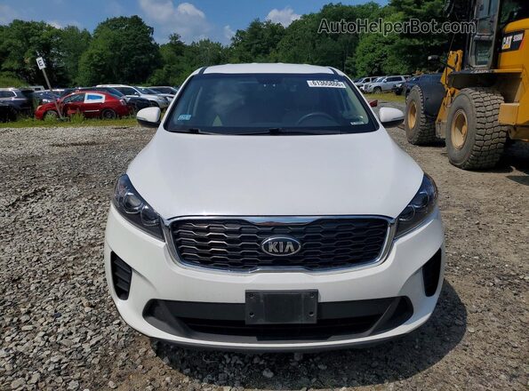 5XYPGDA30KG568904 2019 KIA SORENTO White Widok z tyłu