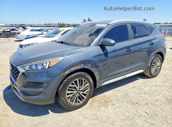 KM8J33AL6LU176064 2020 HYUNDAI TUCSON Синий Задняя левая четверть