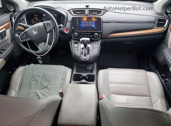 7FARW2H87JE057556 2018 HONDA CR-V Silver Вид щитка приладів