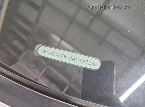 WAUC4CF52JA039705 2018 AUDI S5 White Vista interior trasera