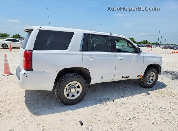 1GNSKFEC0HR270790 2017 CHEVROLET TAHOE Белый Передняя правая четверть