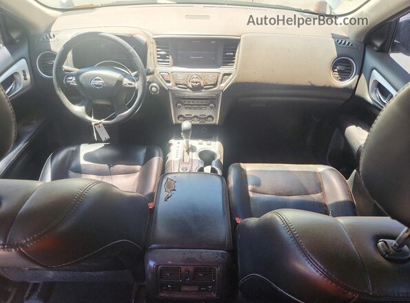 5N1DR2MM7HC659165 2017 NISSAN PATHFINDER Silver Սարքավորումների վահանակի տեսք