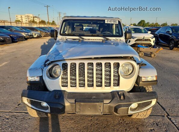 1C6HJTAGXNL138672 2022 JEEP GLADIATOR Silver Вид ззаду