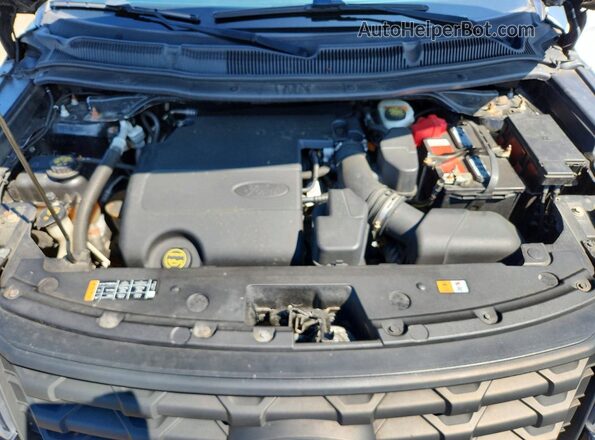 1FM5K8AR6JGA32578 2018 FORD EXPLORER Black Widok naklejki z numerem VIN