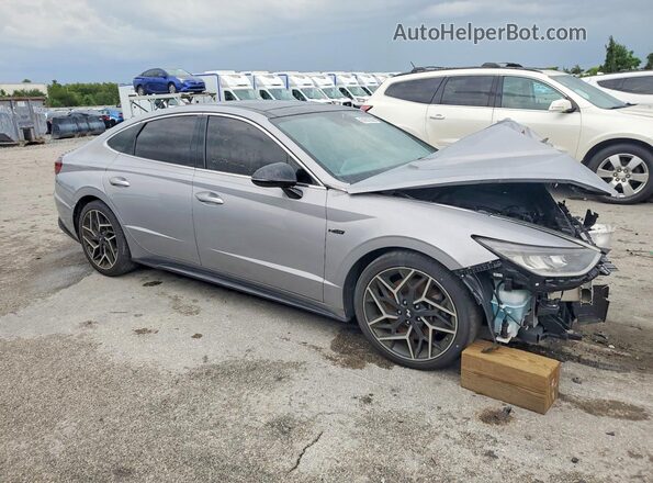 KMHL14JC2PA274374 2023 HYUNDAI SONATA Silver Front view