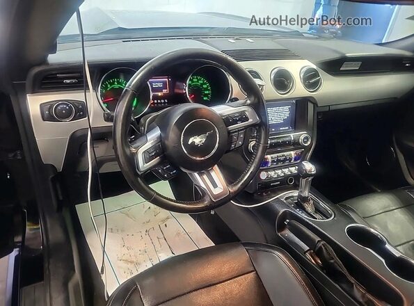 1FATP8FF5H5247912 2017 FORD MUSTANG Black Սարքավորումների վահանակի տեսք