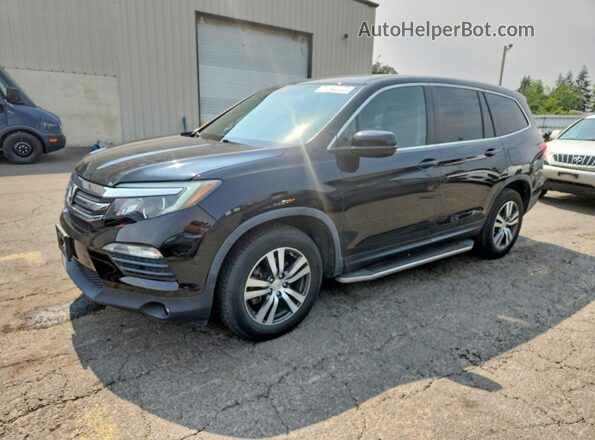 5FNYF6H85GB055232 2016 HONDA PILOT Черный Задняя левая четверть