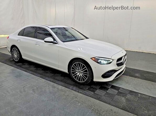 W1KAF4HB3PR133203 2023 MERCEDES-BENZ C White უკანა მარცხენა