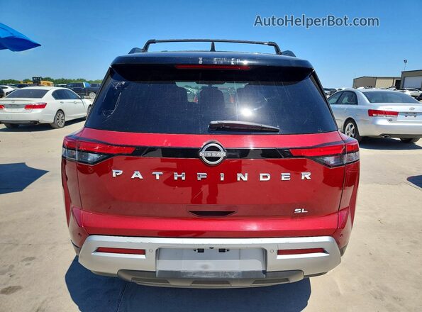5N1DR3CA3PC225045 2023 NISSAN PATHFINDER Red Front interior view
