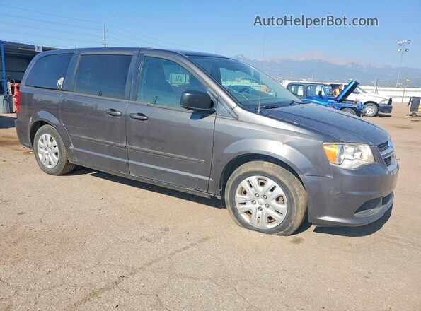 2C4RDGBG1GR262740 2016 DODGE CARAVAN Black Widok z przodu