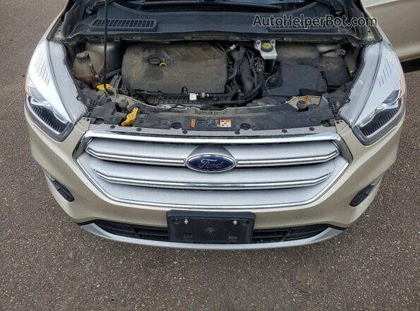 1FMCU9HD7JUC78638 2018 FORD ESCAPE Tan VIN კოდის სტიკერის ხედი