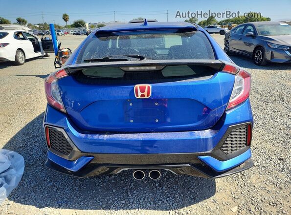 SHHFK7H41HU403565 2017 HONDA CIVIC Blue Front interior view