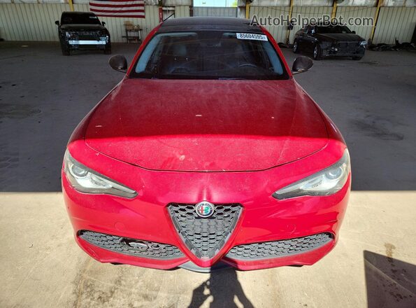 ZARFAECN8J7595755 2018 ALFA ROMEO GIULIA Red უკანა ხედი