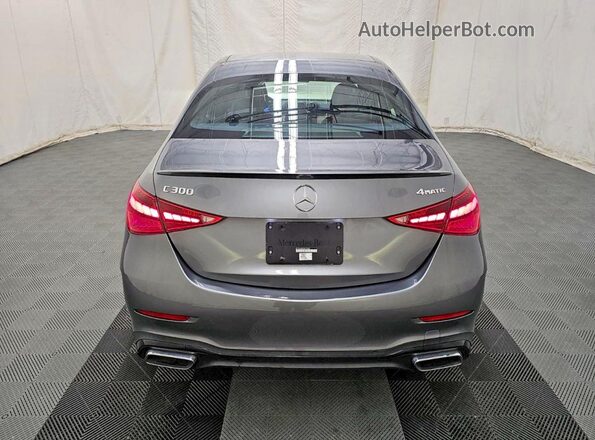W1KAF4HBXNR019860 2022 MERCEDES-BENZ C Gray VIN sticker view