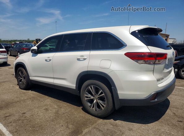 5TDBZRFH9KS720400 2019 TOYOTA HIGHLANDER Белый Задняя правая четверть