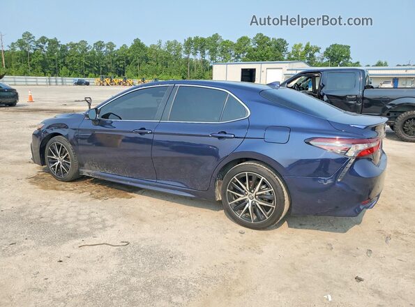 4T1G11AK4NU665867 2022 TOYOTA CAMRY Blue Հետևի աջ