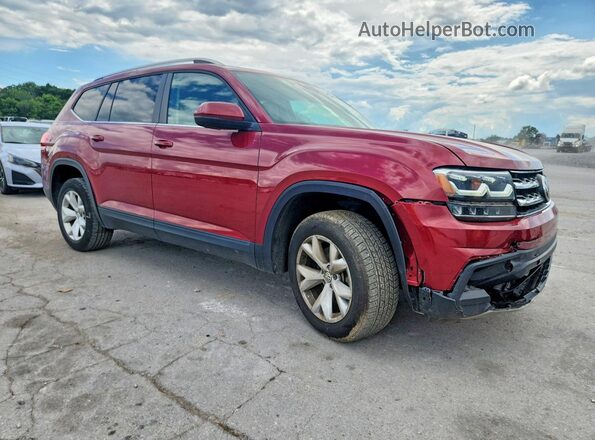 1V2LR2CA8JC510050 2018 VOLKSWAGEN ATLAS Red Vista frontal