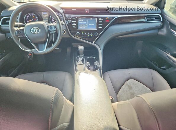 4T1B11HK4JU045627 2018 TOYOTA CAMRY Brown Вид щитка приладів