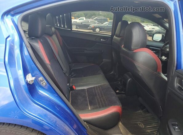 JF1VA2M67G9804241 2016 SUBARU WRX Blue Rear interior view