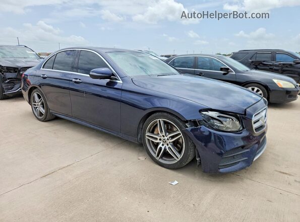 WDDZF4JB9KA666404 2019 MERCEDES-BENZ E Blue Front view