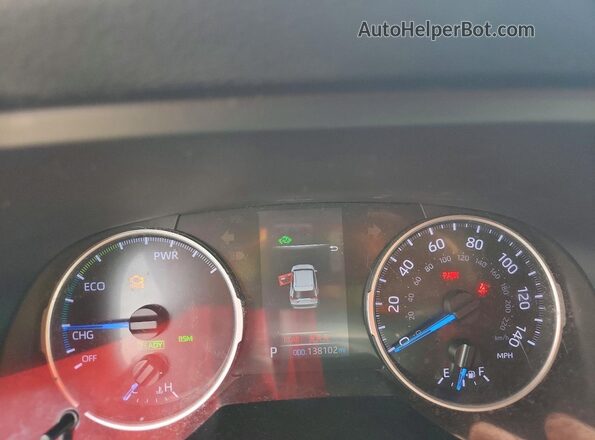 2T3RWRFVXLW047923 2020 TOYOTA RAV4 Blue უკანა სავარძლების ხედი
