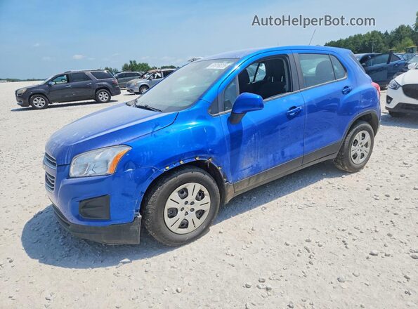 KL7CJKSB2GB757059 2016 CHEVROLET TRAX Blue Tył lewy
