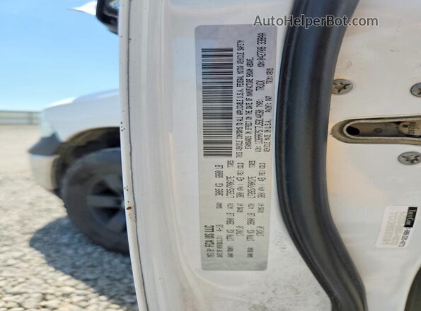 1C6RR7ST7JS314030 2018 RAM 1500 White Vista de la etiqueta del VIN