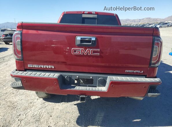3GTP1PEJ3JG485527 2018 GMC SIERRA Red წინა სალონის ხედი