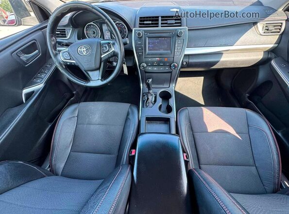 4T1BF1FK7GU238321 2016 TOYOTA CAMRY Black Սարքավորումների վահանակի տեսք