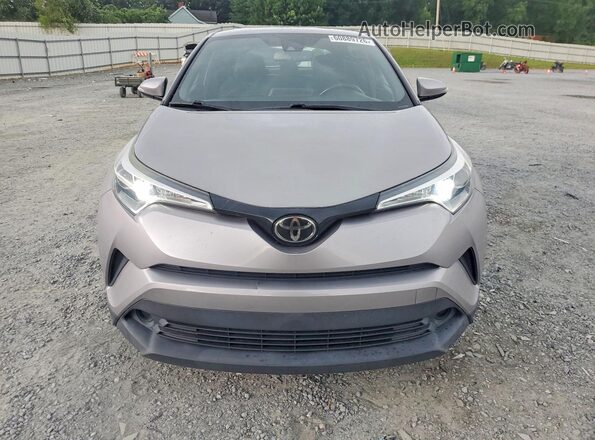 NMTKHMBX7JR043931 2018 TOYOTA C-HR Silver Widok z tyłu
