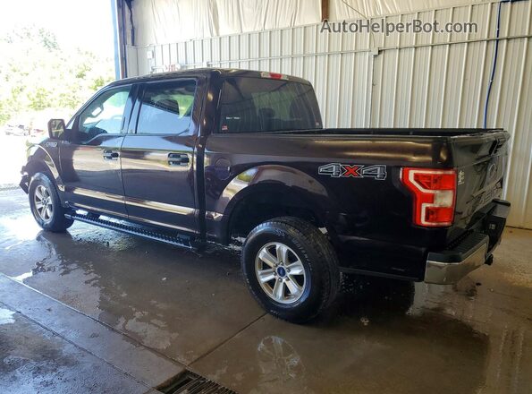 1FTEW1E41KFB18337 2019 FORD F150 Purple Rear right