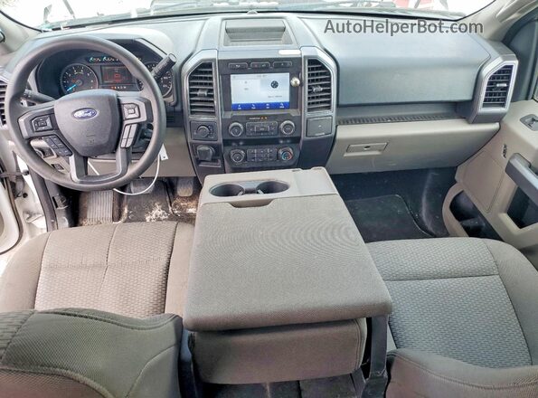 1FTFW1E52LFB17485 2020 FORD F150 White Вид щитка приладів