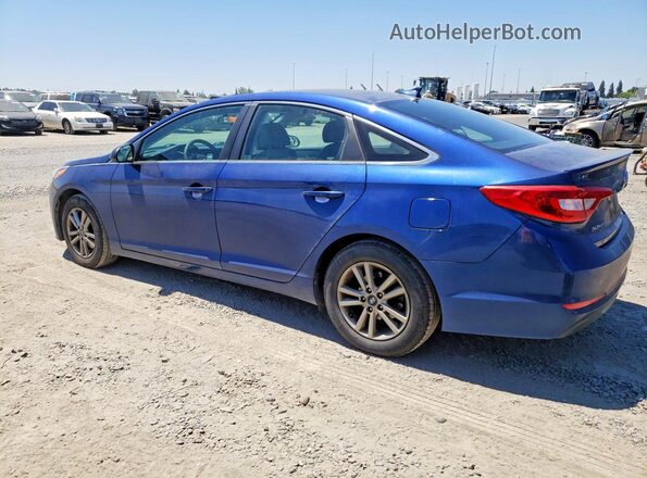 5NPE24AF8HH518981 2017 HYUNDAI SONATA Blue უკანა მარჯვენა