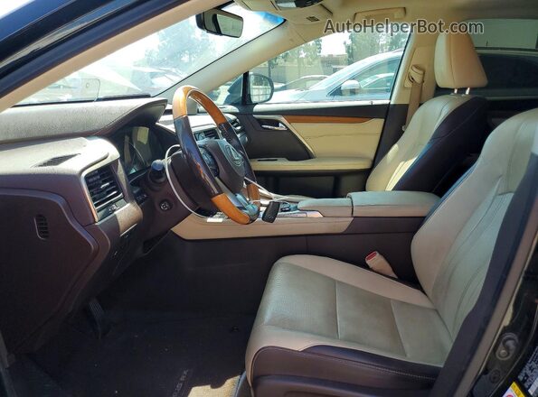 2T2ZZMCA6GC017907 2016 LEXUS RX Black Dashboard view